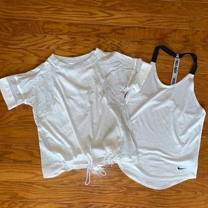 Set of Nike workout tops. Like new condition.